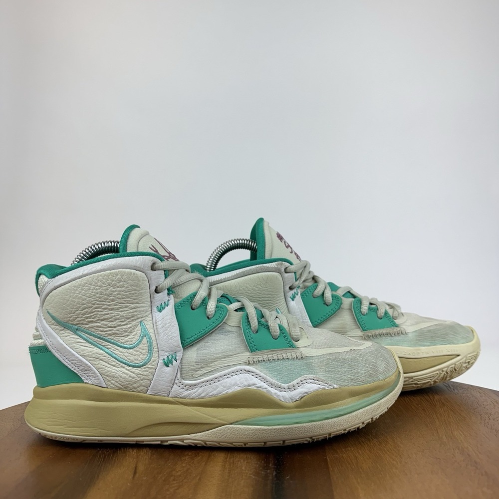 Boys Nike Sue Bird x Kyrie Infinity Sea Glass Dynamic Turq Sneakers Shoes Size 6